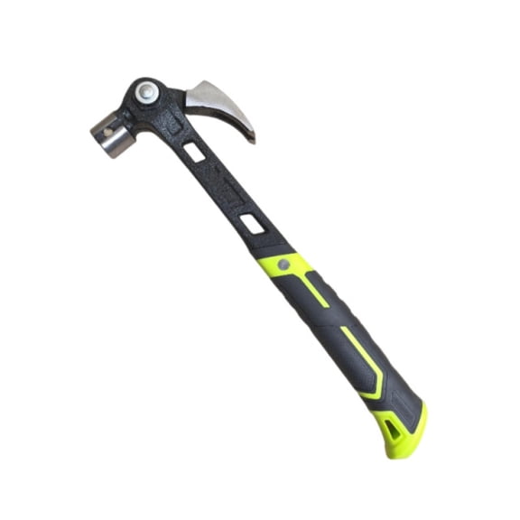 EverydayNest Adjustable Claw Hammer, Nail Holder,4-Position Nail Puller,35.5cm Steel Head Framing Hammer for Carpentry,Roofing,Construction,DIY,Black