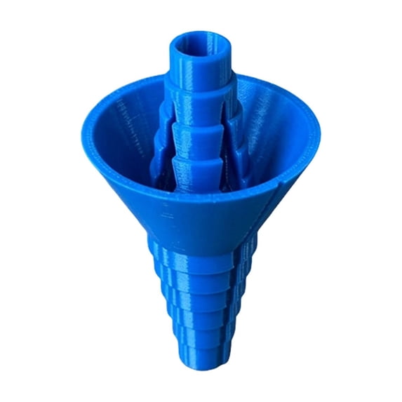 EverydayNest Bottle to Bottle Transfer Funnel Connector,Universal Emptying Adapter for Shampoo Soap Lotion,Reusable Multi-Diameter Anti-Spill Funnel for Travel Home