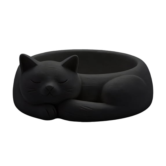 EverydayNest Cat Shaped Storage Bowl,4.3x4.7in Cute Jewelry Dish and Key Holder,Multi-Purpose Decorative Trinket Container for Entryway Home