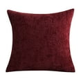 thumbnail image 1 of EverydayNest Chenille Pillow Cover,Thick Soft Decorative Throw Pillowcase with Hidden Zipper for Couch Sofa Bedroom,Neutral Solid Color Square Cushion Cover,17.7x17.7in, 1 of 3
