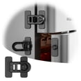 thumbnail image 1 of EverydayNest Child Safety Refrigerator Lock,No-Drill Adhesive 181° Swivel Cabinet Lock,One-Hand Operation Toddler Proof Lock for RV Camper Drawer and French Doors, 1 of 4