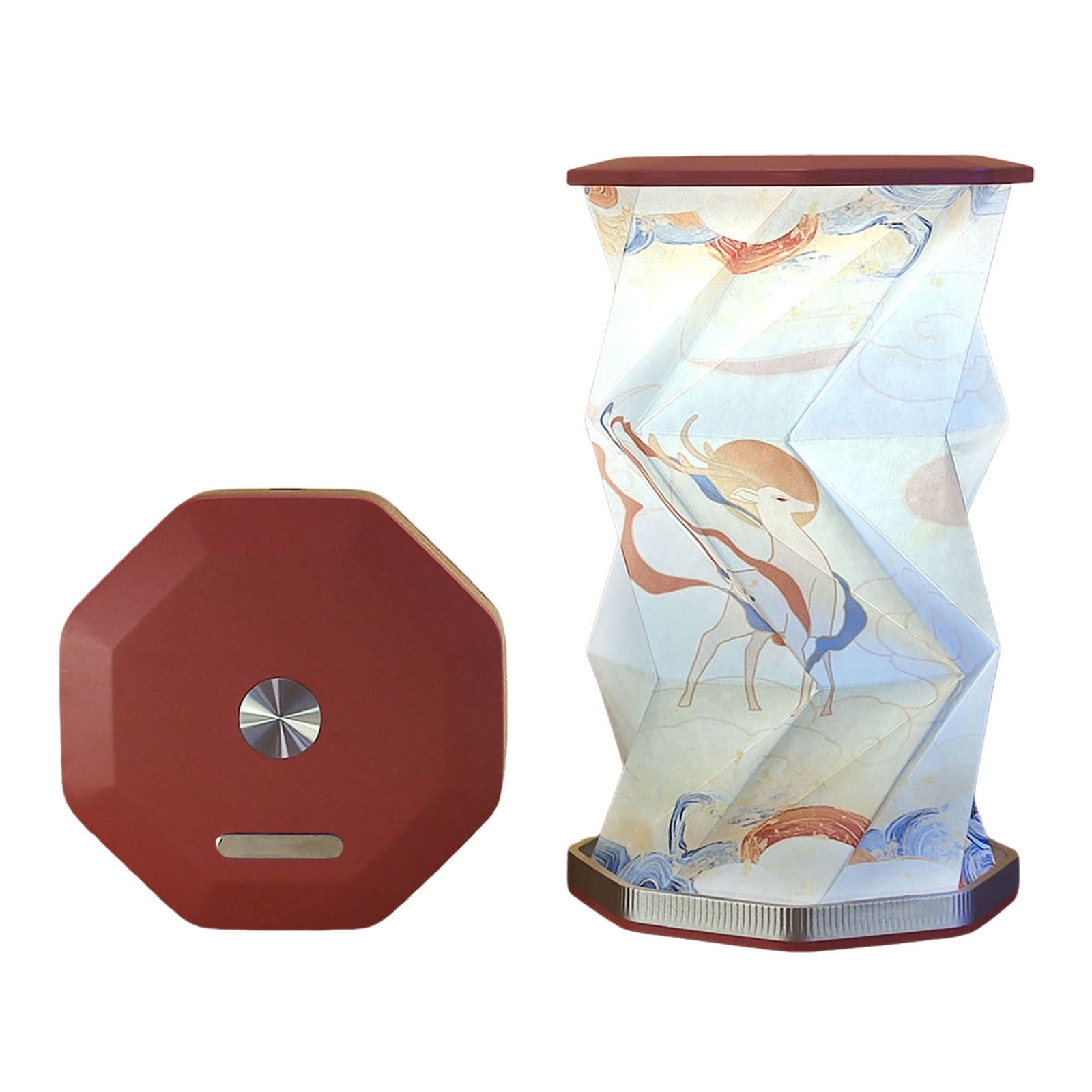 EverydayNest Origami Lantern,Rechargeable Portable Paper Night Light ...