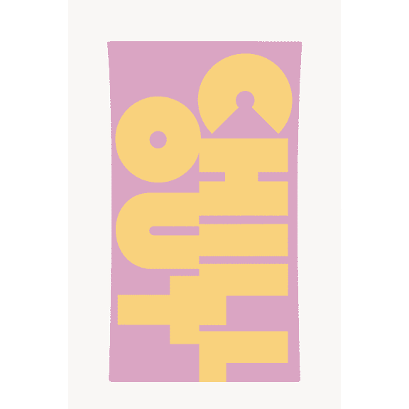 Everydayspecial Large 2-ply Printed Beach Towel Mat - Oversized Cotton 34 x 70 inches, Pool Towel, Chill Out