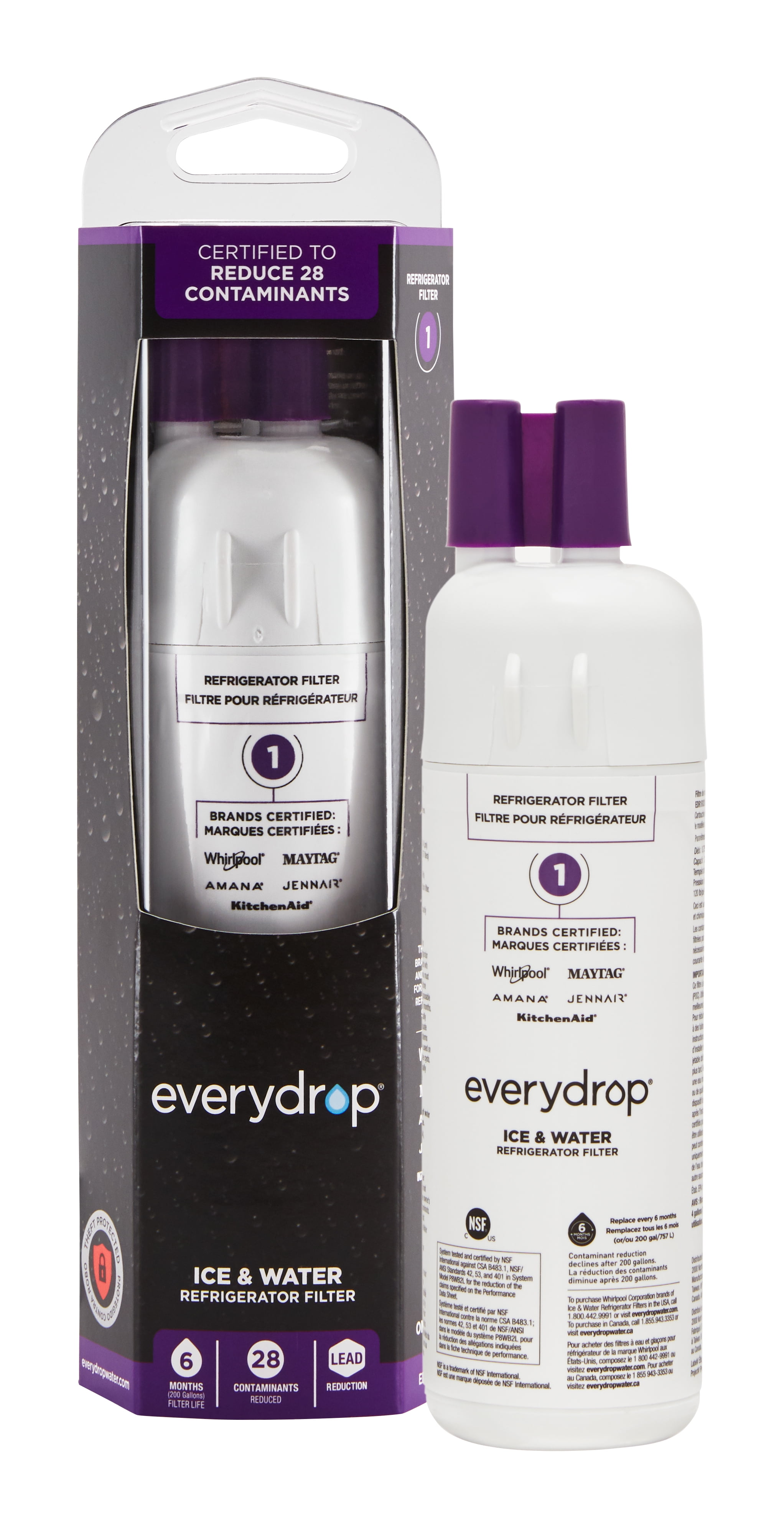 Everydrop Refrigerator Water Filter 1 EDR1RXD1