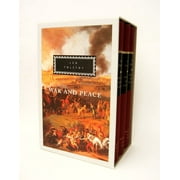 Everymans Library Classics War and Peace 3-Volume Boxed Set; Introduction by R. F. Christian, Hardcover