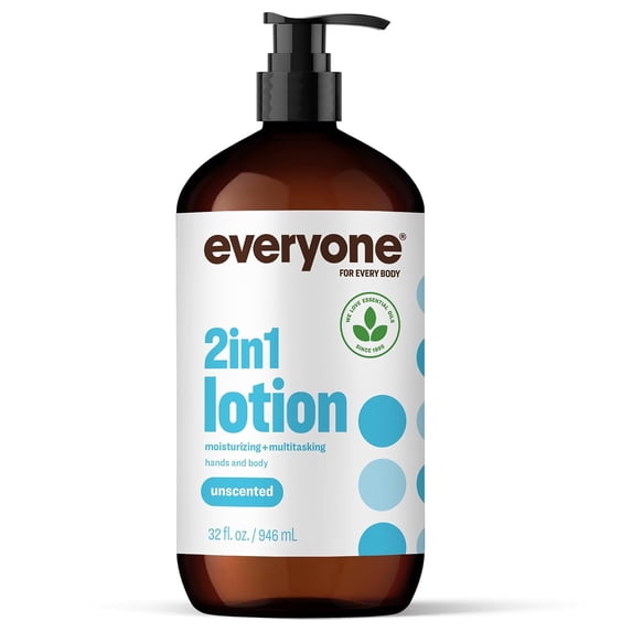Everyone 2-in-1 Hand Face and Body Lotion Unscented 32 fl oz