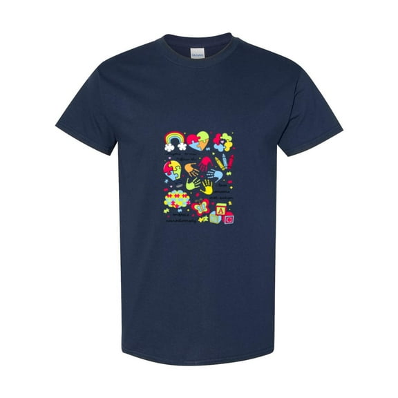 Everyone Communicates Differently An Autism Month SLP Gift Unisex T-Shirt, for men & women, up to size 5XL