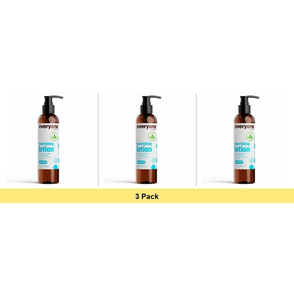 Everyone HG2859106 8 fl oz Unscented Lotion - 3 Pack Bundle