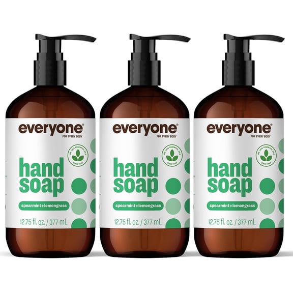 Everyone Hand Soap Spearmint & Lemongrass, 12.75 oz (3-Pack)