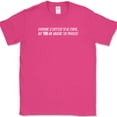 thumbnail image 1 of Everyone Is Entitled To Be Stupid T-Shirt Funny Sarcastic Humor Novelty Tee - Pink, 2XL, 1 of 1