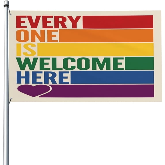 Pride Colors Key Everyone Is Welcome Here Flag LGBT Gay Pride Lesbian Bisexual ...