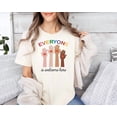 thumbnail image 1 of Everyone Is Welcome Here Teacher T-Shirt, Inclusion and Equality Shirt for Women, Back to School Tee, Kindness Matters Teacher Gift, 1 of 5