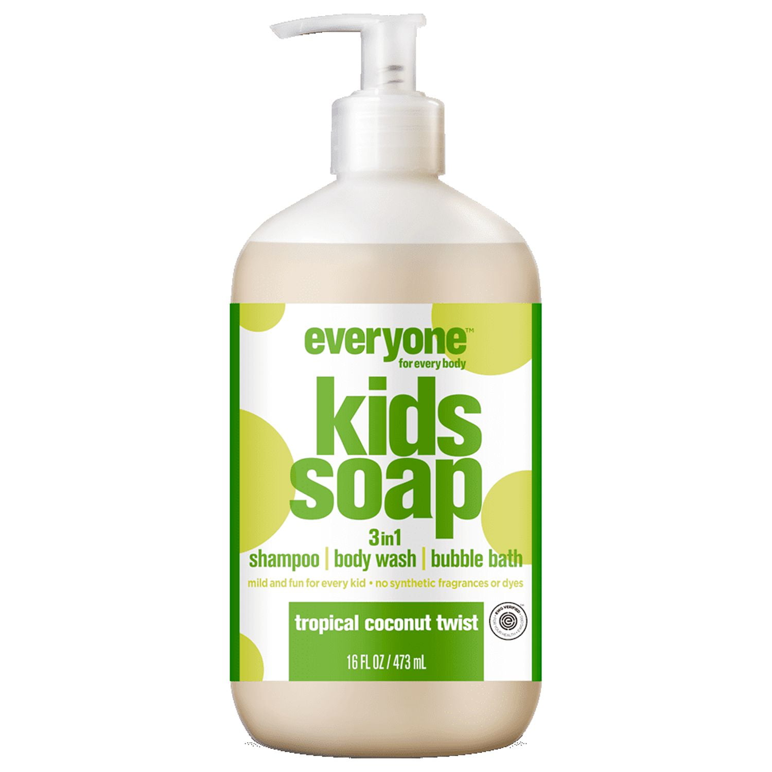 Everyone Kids 3in1 Tropical Twist Shampoo Soap & Bubble Bath