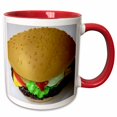 thumbnail image 1 of 3drose, Everyone Loves a Burger, 11oz Two-tone Red Mug, 1 of 6