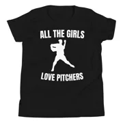 Everyone Loves Baseball Pitchers Player Graphic Gift Design Style T-Shirt