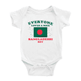 thumbnail image 1 of Everyone Loves a Nice Bangladeshi Boy Cute Baby Bodysuit (White, 0-3 Months), 1 of 5