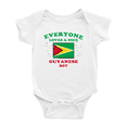 thumbnail image 1 of Everyone Loves a Nice Guyanese Boy Cute Baby Bodysuit (White, 12-18 Months), 1 of 5