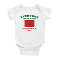 thumbnail image 1 of Everyone Loves a Nice Moroccan Boy Cute Baby Bodysuit Baby Clothes (White, 0-3 Months), 1 of 5