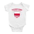 thumbnail image 1 of Everyone Loves a Nice Polish Boy Cute Baby Bodysuit Baby Clothes (White, 12-18 Months), 1 of 5