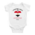 thumbnail image 1 of Everyone Loves an Egyptian Girl Baby Bodysuits (White, 6-12 Months), 1 of 5