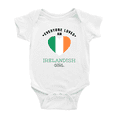 thumbnail image 1 of Everyone Loves an Irelandish Girl Cute Baby Rompers Baby Bodysuit (White, 12-18 Months), 1 of 5