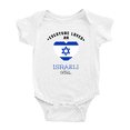 thumbnail image 1 of Everyone Loves an Israeli Girl Cute Baby Bodysuits Newborn Clothes (White, 6-12 Months), 1 of 5