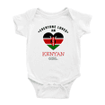thumbnail image 1 of Everyone Loves an Kenyan Girl Cute Baby Romper Bodysuit For Boy Girl (White, 0-3 Months), 1 of 5