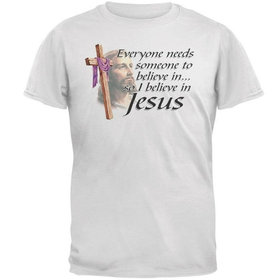 Everyone Needs Someone To Believe In Mens T Shirt White SM