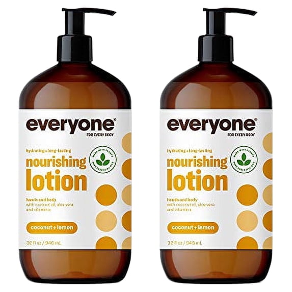 Everyone Coconut And Lemon Nourishing Lotion, 32 fl oz - 2 Pack