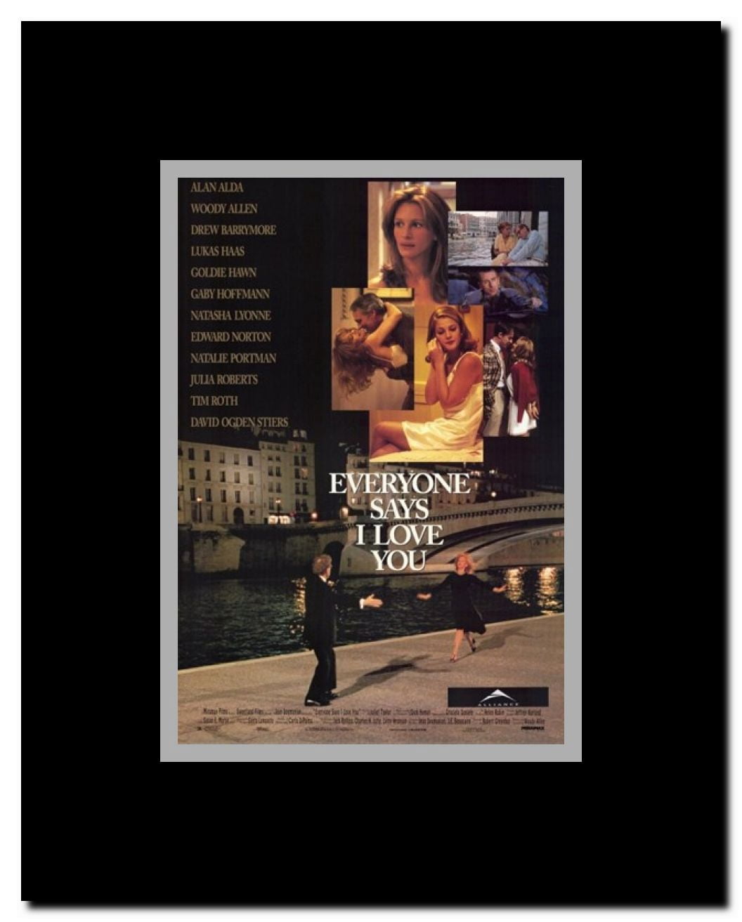 Everyone Says I Love You Framed Movie Poster