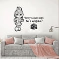 thumbnail image 1 of Everyone Here Says Im A Mistake - Vanellope Wreck It Ralph Vinyl Wall Art Sticker Wall Decal Decoration For Home Room Wall Boys Girls Room Playroom Wall Décor Décor Design Size (20x20 inch), 1 of 3