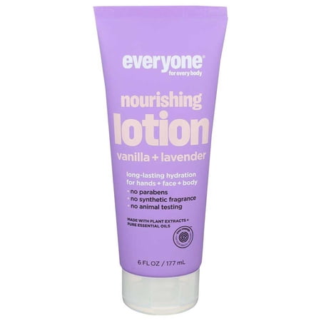 Everyone Vanilla and Lavender 3 in 1 Lotion, 6 Fluid Ounce -- 1 each.