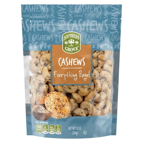 Everything Bagel Cashews, 10 oz