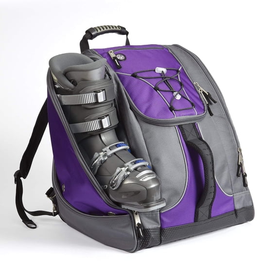 Everything Boot Bag/Backpack, Gray/Purple