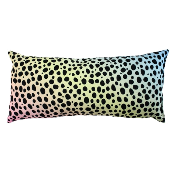 Everything Comfy Cheetah Print Decorative Pillow, 16x6 Inch, Pastel Gradient,