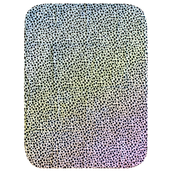 Everything Comfy Cheetah Print Decorative Throw Blanket, 30" X 40", Pastel Gradient