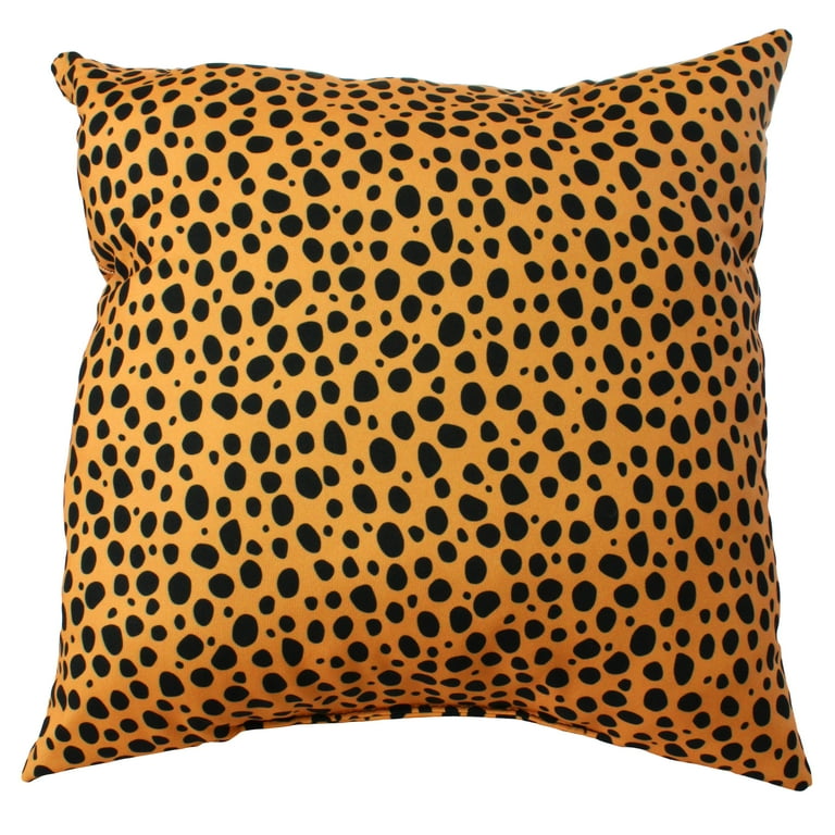 Everything Comfy Cheetah Print Decorative Throw Pillow 16x16 Inch