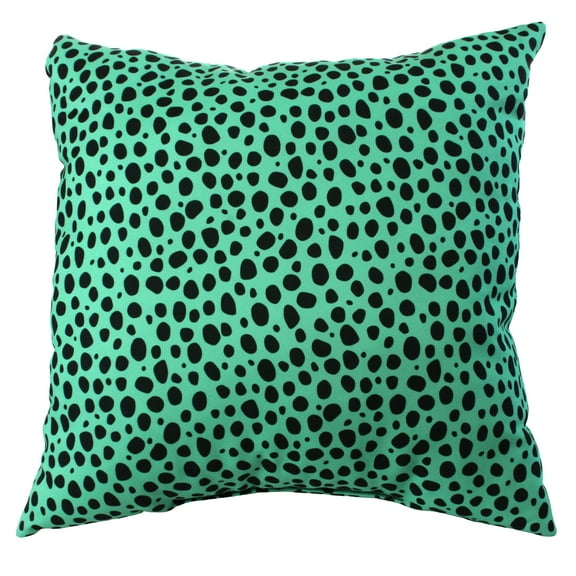 Everything Comfy Cheetah Print Decorative Throw Pillow, 16x16 Inch, Teal,