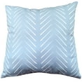 thumbnail image 1 of Everything Comfy Chevron Columns 16" Decorative Pillow, Light Blue, 1 of 2