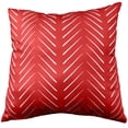 thumbnail image 1 of Everything Comfy Chevron Columns 16" Decorative Pillow, Red, 1 of 3