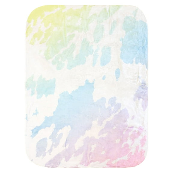 Everything Comfy Cow Print Decorative Throw Blanket, 30" X 40", Pastel Gradient