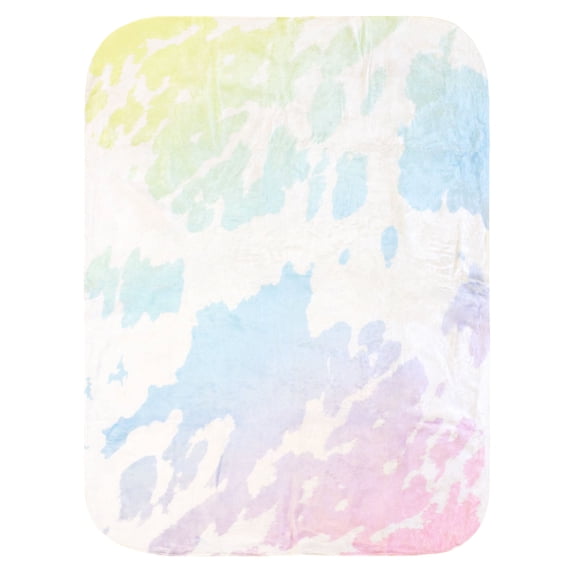 Everything Comfy Cow Print Decorative Throw Blanket, 42" X 60", Pastel Gradient