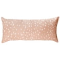 thumbnail image 1 of Everything Comfy Deer Fawn Print Decorative Pillow, 16x6 Inch, Blush,, 1 of 4