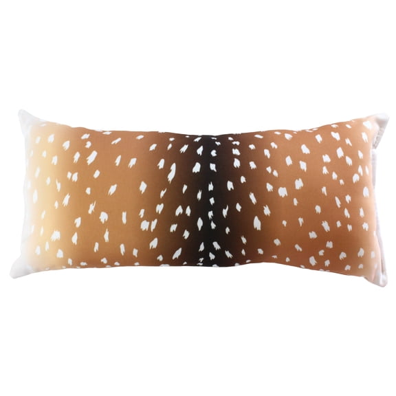 Everything Comfy Deer Fawn Print Decorative Pillow, 16x6 Inch, Natural,