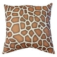 thumbnail image 1 of Everything Comfy Giraffe Print Decorative Throw Pillow, 16x16 Inch, Natural,, 1 of 4