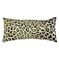 thumbnail image 1 of Everything Comfy Leopard Print Decorative Pillow, 16x6 Inch, Tan/Black,, 1 of 4