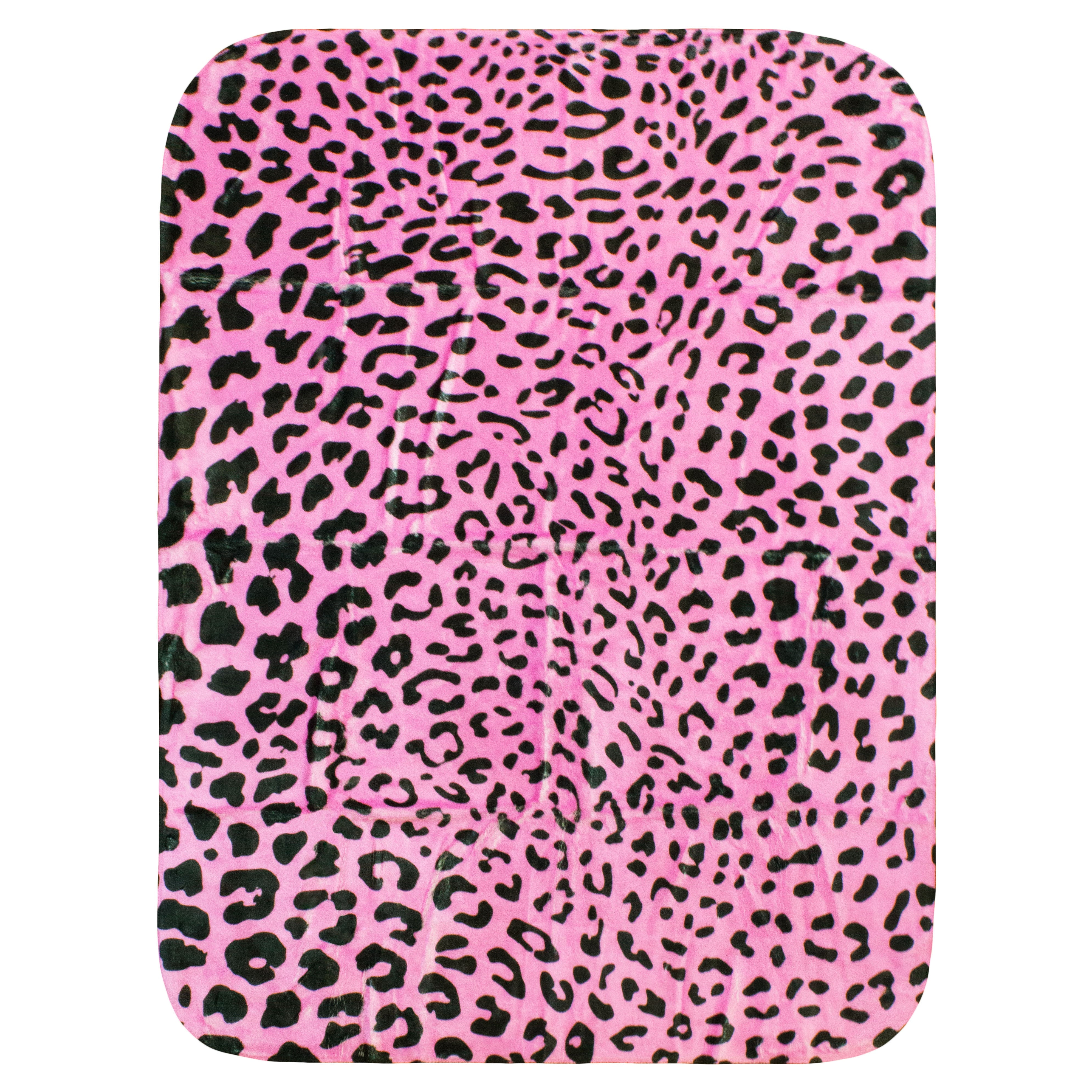 Everything Comfy Leopard Print Decorative Throw Blanket 30 X 40