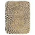 thumbnail image 1 of Everything Comfy Leopard Print Decorative Throw Blanket, 42" X 60", Tan/Black, 1 of 8