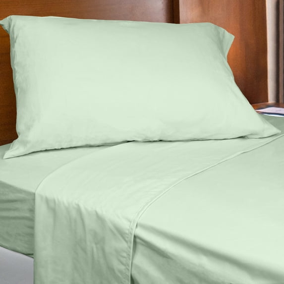 Everything Comfy Soft Brushed Microfiber Sheet Set, Twin, Fog Green