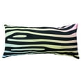 thumbnail image 1 of Everything Comfy Zebra Print Decorative Pillow, 16x6 Inch, Pastel Gradient/Black,, 1 of 4